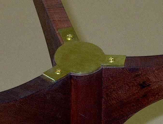 Candlestand Bottom Brass Plate