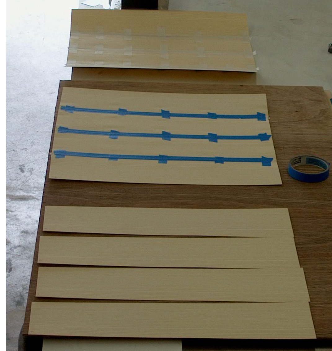 Taping Veneer Seams