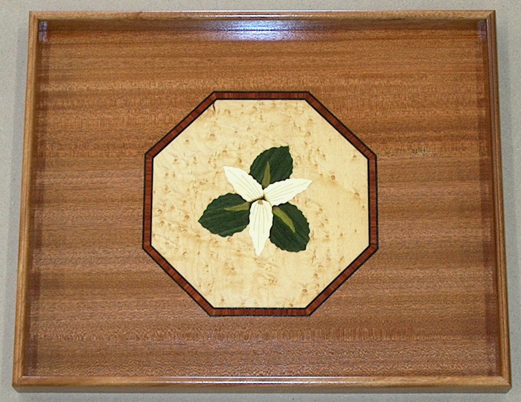 White Trillium Tray